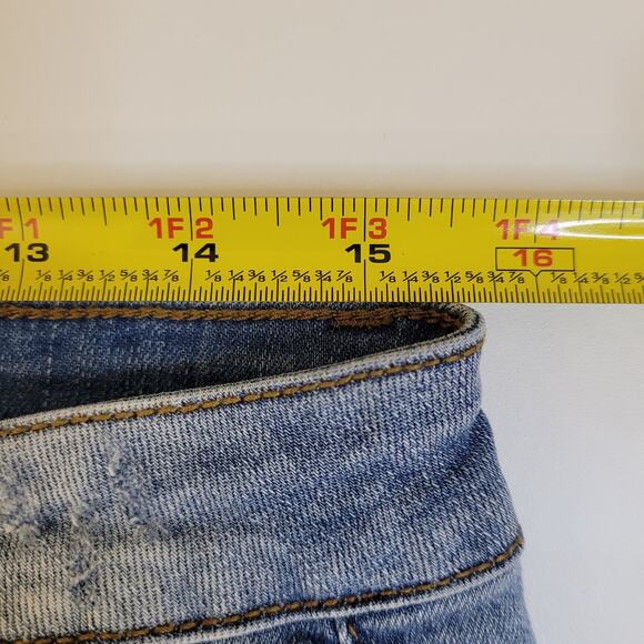 KanCan Women’s Size 13 Distressed Skinny Jeans Light Wash Stretch Denim - Picture 4 of 8